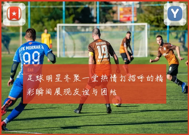 足球明星齐聚一堂热情打招呼的精彩瞬间展现友谊与团结